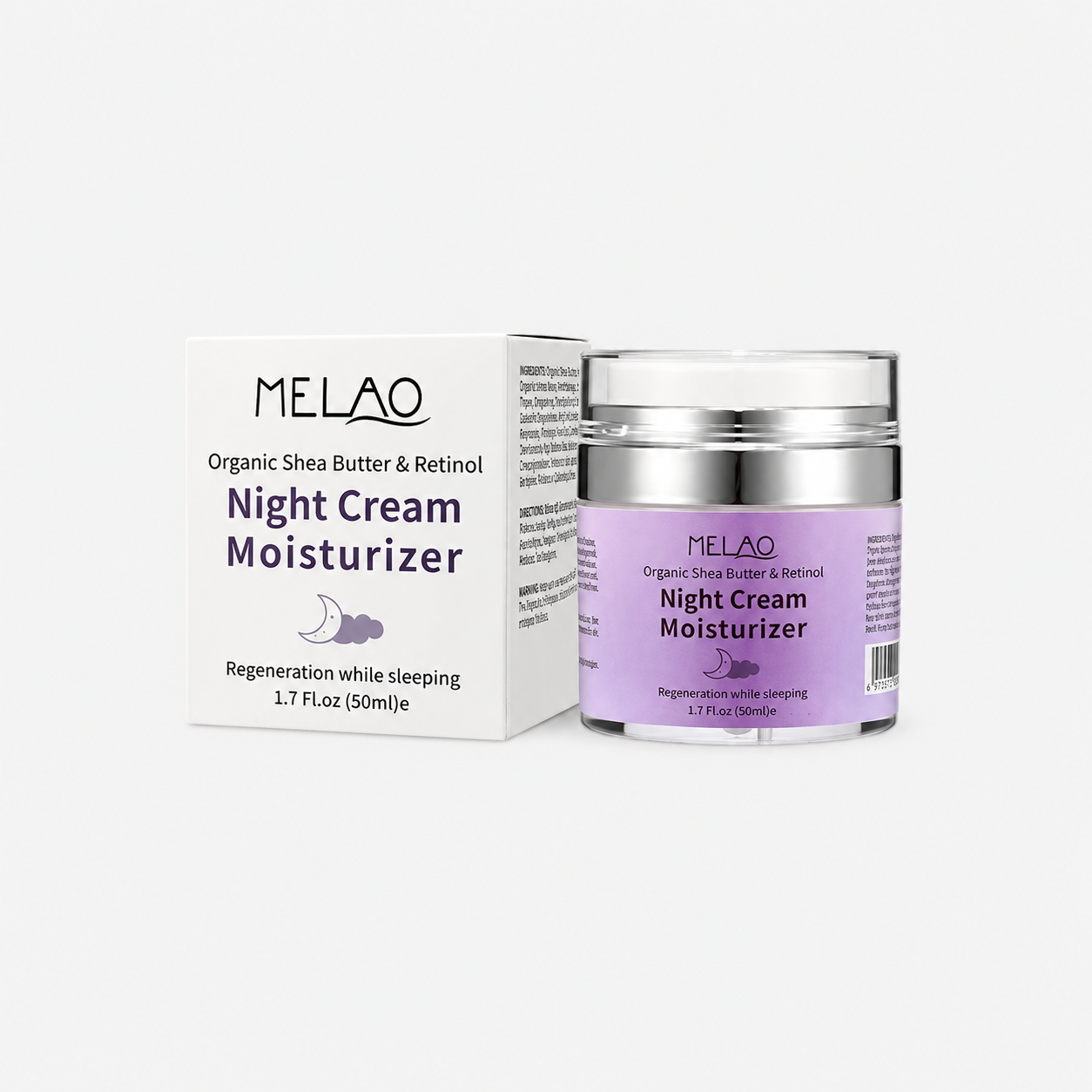 Melao Night Cream Moisturizer - 50ml